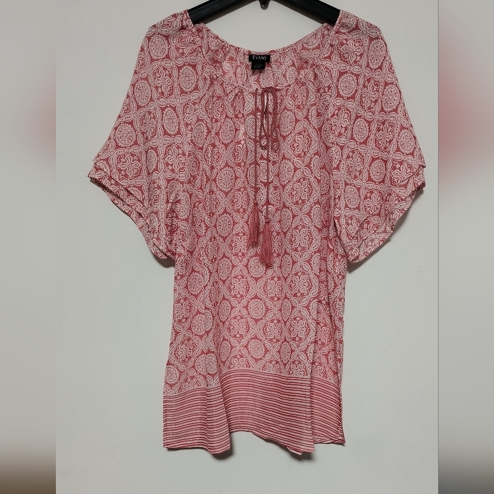 New Pink Women Plus Top  / Size 2X / Price Dropped!